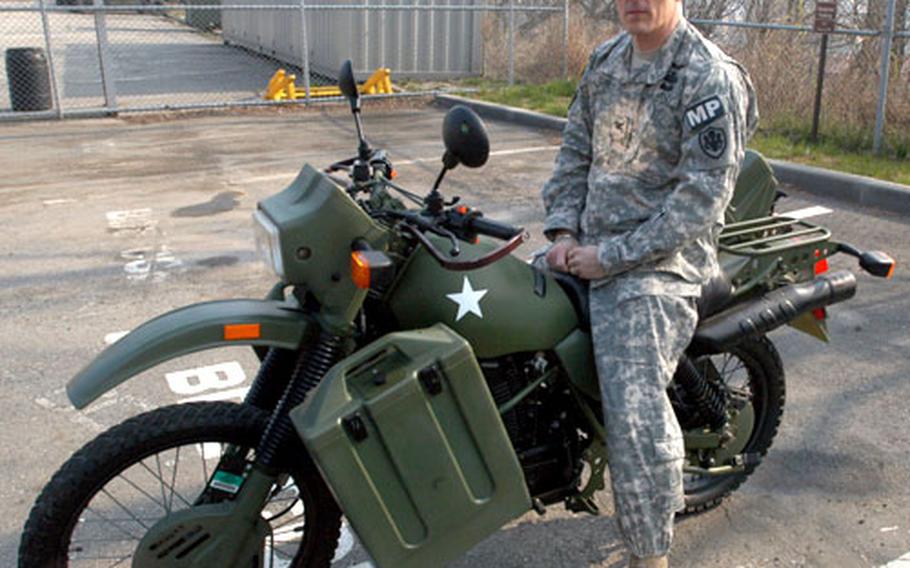 Col. Clayton Cobb’s Harley-Davidson MT-500 is one of only 500 made in Harley-Davidson’s failed attempt to sell motorcycles to the U.S. military. Many of the bikes are in museums and private collections. Cobb is with U.S. Forces Korea and stationed at Yongsan Garrison.