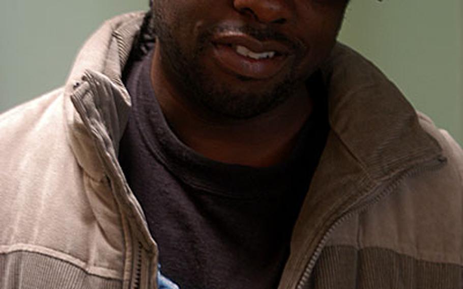 Vince Durrell, aka Vintege, just before his audition for X-Factor and the semifinals for South Coast Idol.