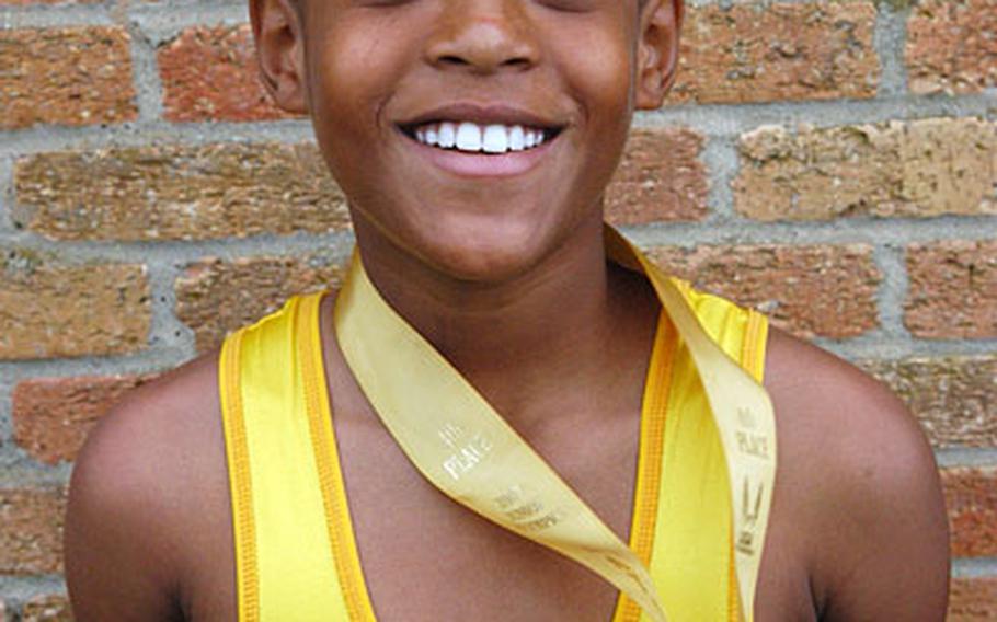 Nine-year-old Malcolm Thomas Jr. recently jumped his way to fourth place in the long jump for his age group at the 2007 USA Track and Field Junior Olympics in California. "It's fun doing sports," said Thomas, whose mom is stationed at RAF Lakenheath. "Especially when you win."