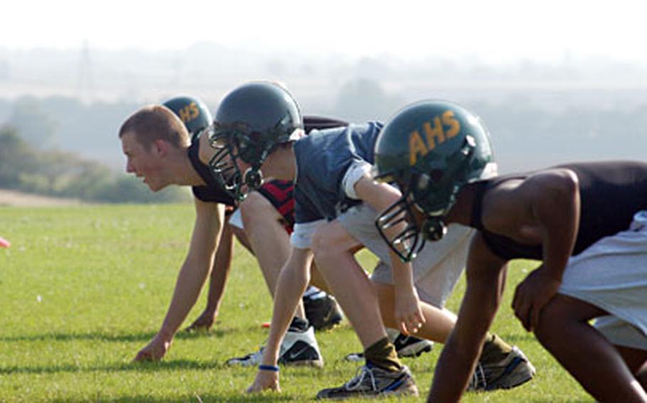 With about 19 players on board as of last week, first-year Alconbury Dragon football coach Duke Eidt said he'll emphasize endurance so that his guys can play both sides of the ball.