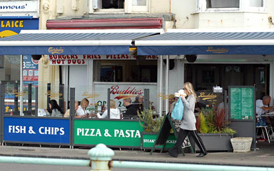 Quick omelets, greasy pizza and a sea view. All this and 24/7 service makes Buddies a winner.
