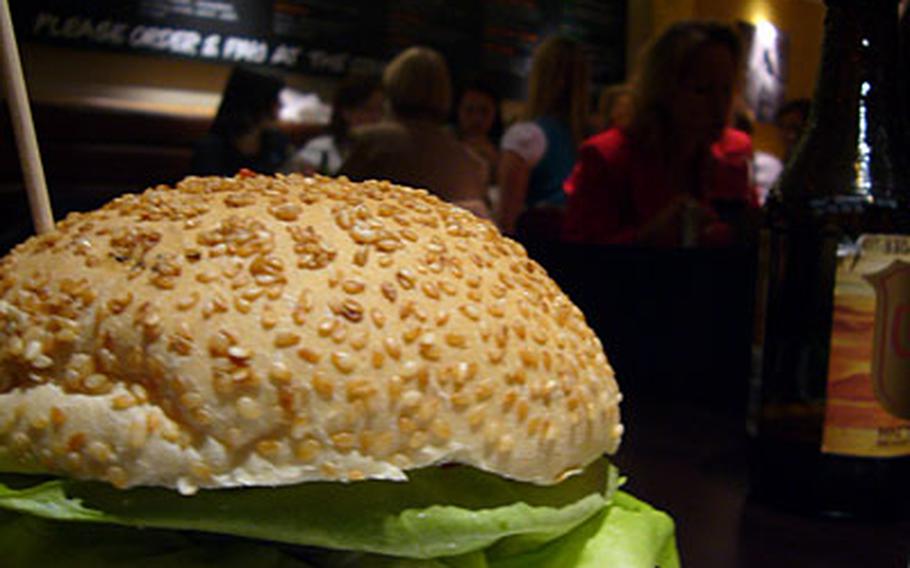 The Gourmet Burger Kitchen offers up mammoth burgers in a cool, contemporary setting.