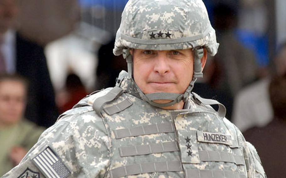 Lt. Gen. Kenneth W. Hunzeker.