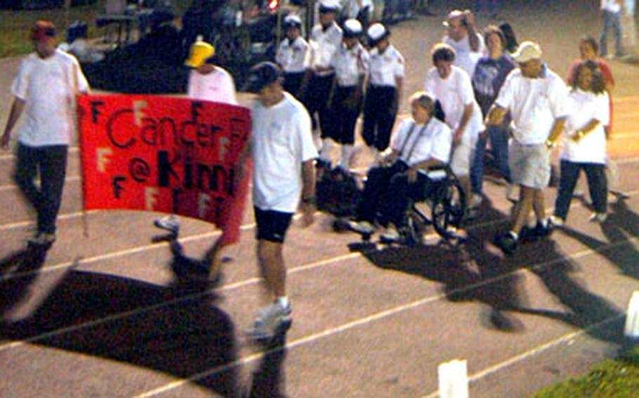 The 2006 Relay for Life at Ikego Housing’s track brought together 25 teams to raise money and awareness for the American Cancer Society’s fight against cancer.