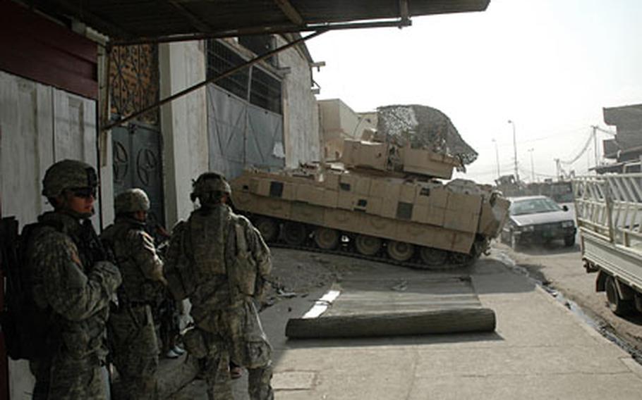 The 2nd Battalion, 7th Cavalry Regiment, 4th Brigade, 1st Cavalry Division raided a bomb making facility on June 23 in eastern Mosul. Many of the money schemes disrupted by the unit go to financing bomb making operations and other insurgent activity.