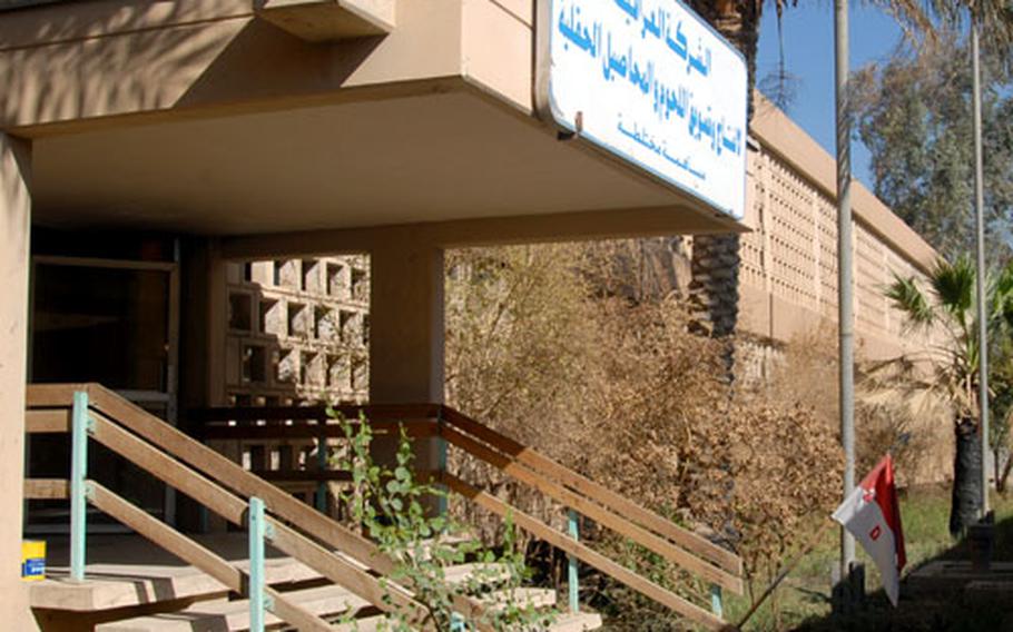 Company D, 2nd Squadron, 2nd Cavalry (Stryker) Regiment is headquartered in this abandoned meat processing factory — Combat Outpost Aztec — in Baghdad.
