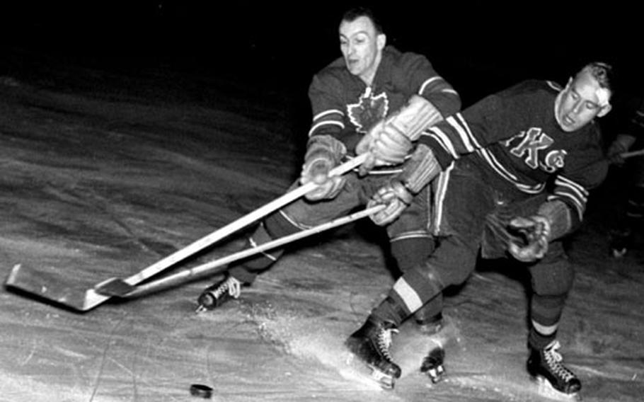 The Canadian Fliers take on a Swedish team at Munich.