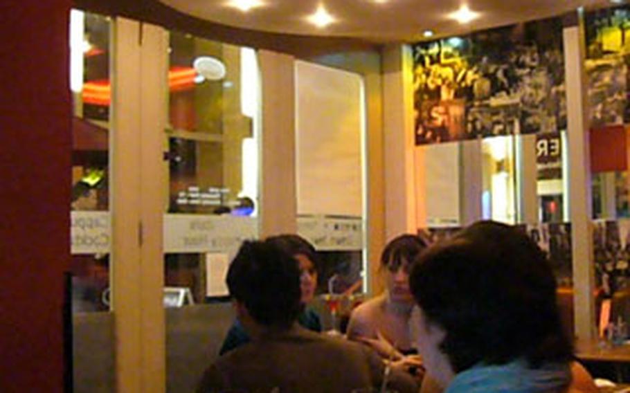 One of the nooks and crannies found in the Ta Bouche bar, where partygoers can mingle with friends while enjoying a night out in Cambridge.