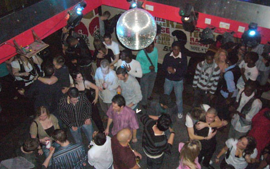 The view from Soul Tree’s balcony allows partygoers to keep an eye on its dance floor.