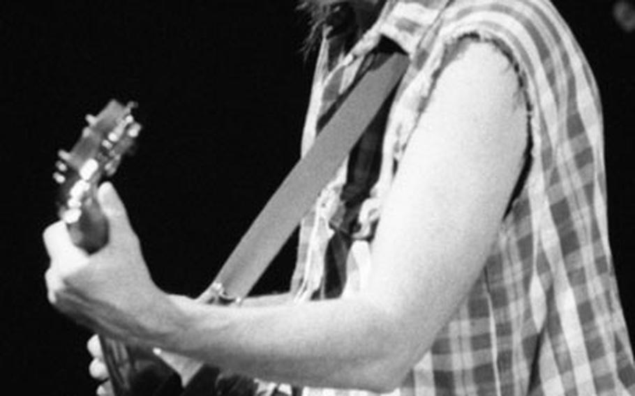 Neil Young at Frankfurt's Festhalle in May, 1987.