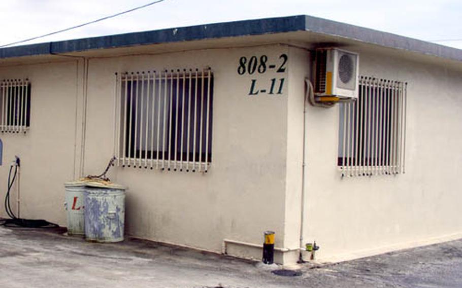 Marine Staff Sgt. Tyrone Luther Hadnott, accused of raping a 14-year-old Okinawa girl last Sunday, allegedly took her to this house in Kitanakagusuku, where he allegedly forced himself on her before she ran out of his house in tears. Okinawa police say he chased after her, calmed her down and persuaded her to let him drive her home. Police say he raped her inside his parked van later that night.