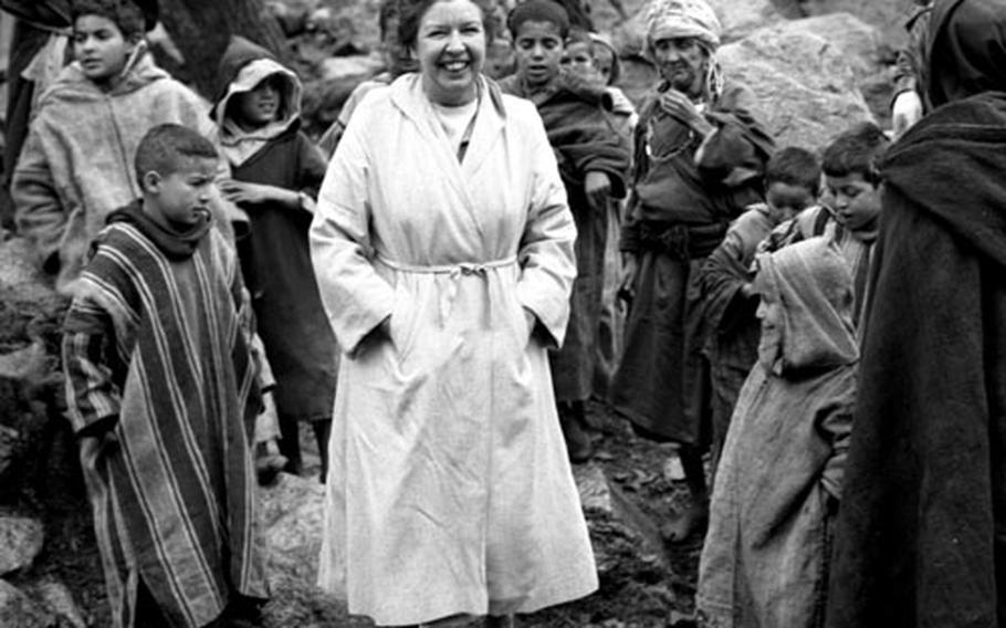 Lucy Ann Bent with some of her Berber friends.
