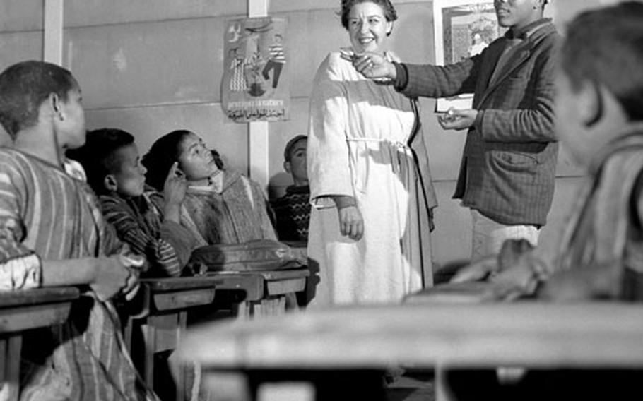 Lucy Ann Bent visits the one-room village schoolhouse.