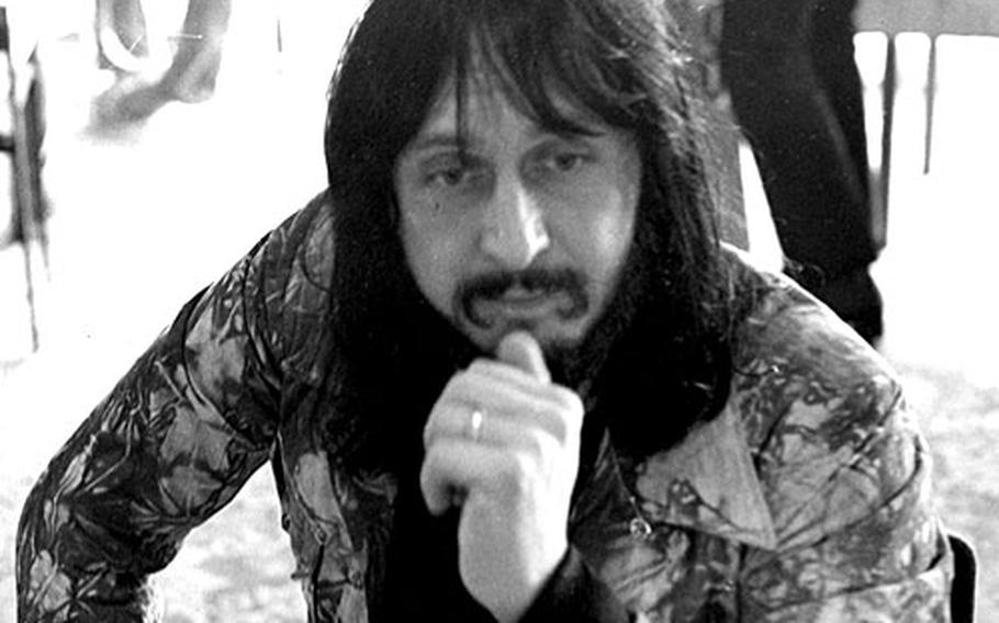 John Entwisle ponders a reporter&#39;s question.
