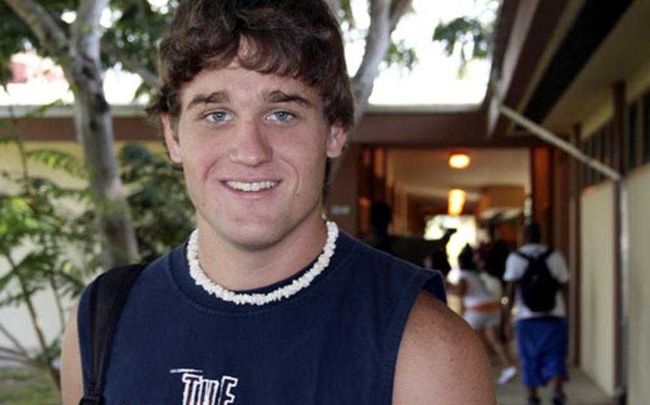 Major Torley, 17, has grown up at Guantanamo Bay. He went to ninth and tenth grade in Beaufort, S.C., but came back to the island for his junior and senior years. He prefers the small class sizes.