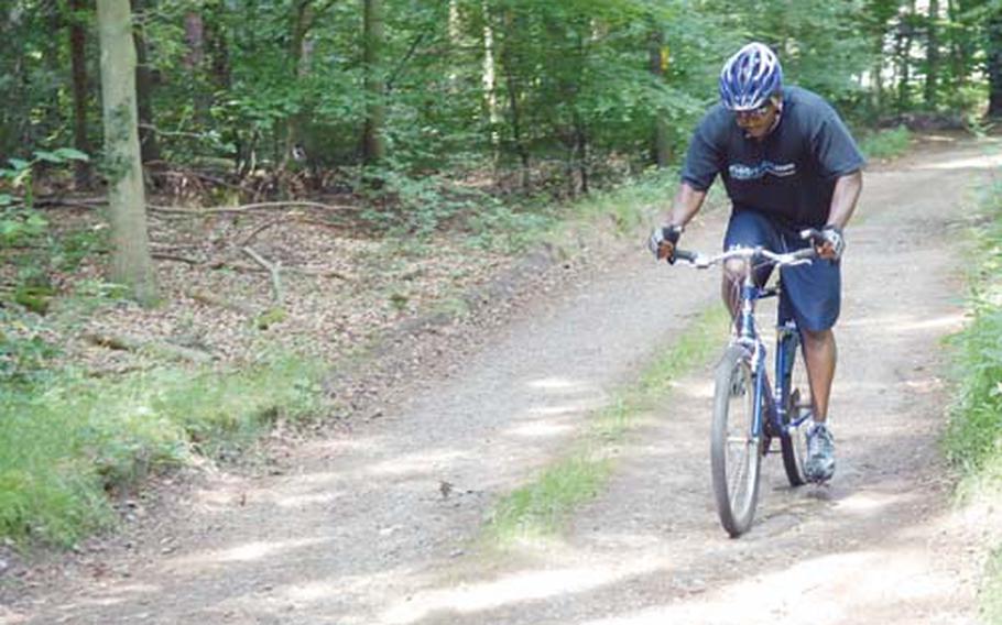 Herman Hicks, a personal trainer at RAF Lakenheath, is an avid cyclist who frequently hits the trails in Thetford Forest via Brandon Country Park. During the summer, Hicks often trains clients in the peaceful park, about a 10-minute drive from Lakenheath.