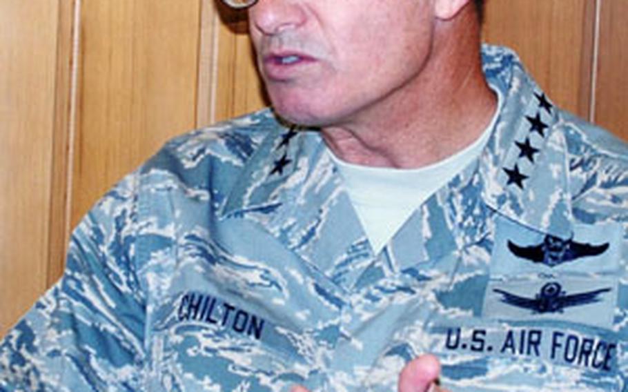 Air Force Gen. Kevin Chilton, commander of U.S. Strategic Command.
