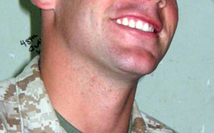 Cpl. Tyler Van Hook, 20, from Nokesville, Va., is an assistant team leader with Company A, 3rd Reconnaissance Battalion.