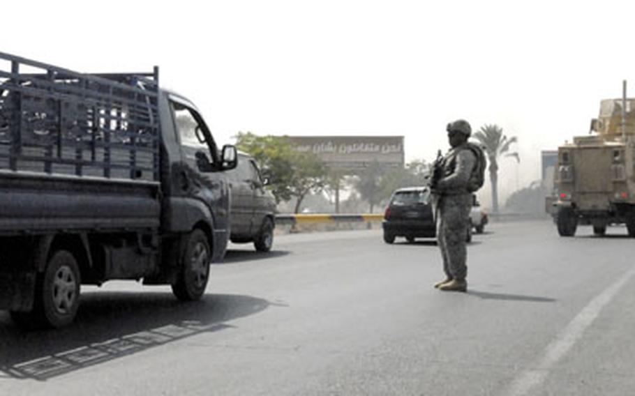 Now that life along the once-besieged highway from Baghdad International Airport to the city is calmer, city officials are giving the road a makeover expected to cost $50 million in Iraqi funds.