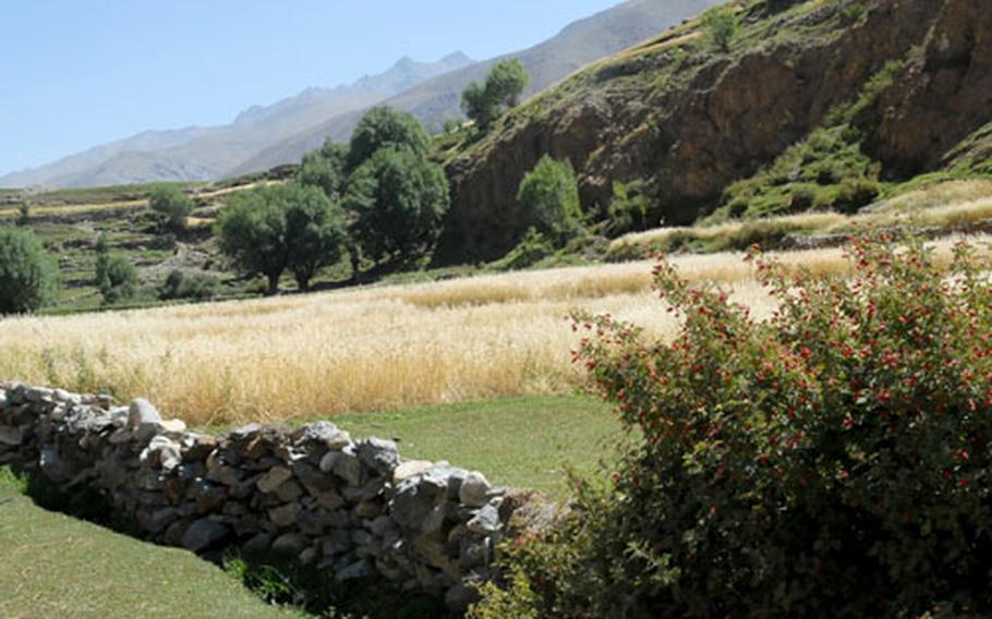 With views like this, deep snows in the winter and a lively river, U.S. troops serving in the Panjshir Valley see considerable potential for the development of a tourist economy.