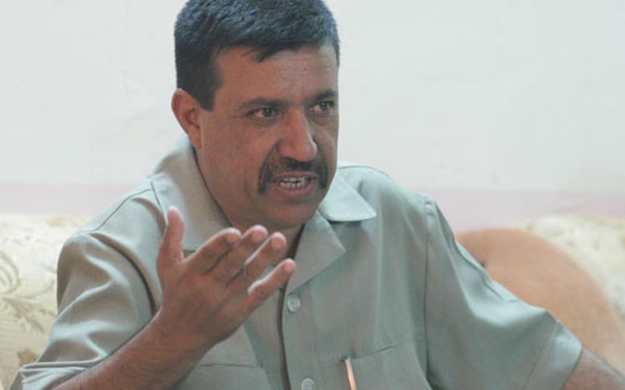 Mohammad Majeed Hasan, the Shiite mayor of Abu Sayad