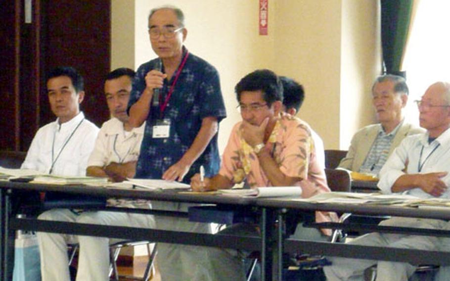Yasukuni Enokawa, a representative for residents from areas near Marine Corps Air Station Futenma, explains their efforts to reduce military aircraft noise through litigation.