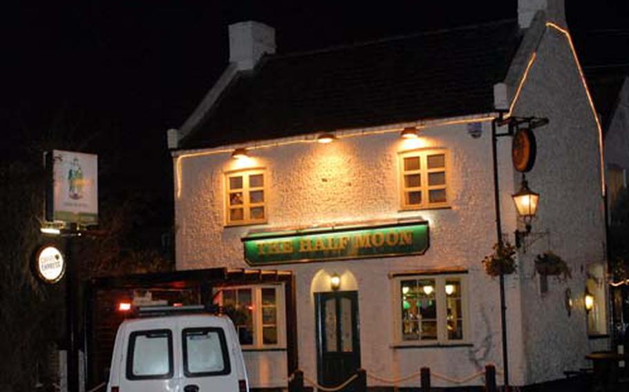 The Half Moon and Hungry Horse is at 103 Kingsway in Mildenhall. Opening hours: 11 a.m. to 11 p.m. Monday through Thursday; 11 a.m. to midnight Friday; 11 a.m. Saturday to 1 a.m. Sunday; and 11 a.m. to 11 p.m. Sunday.