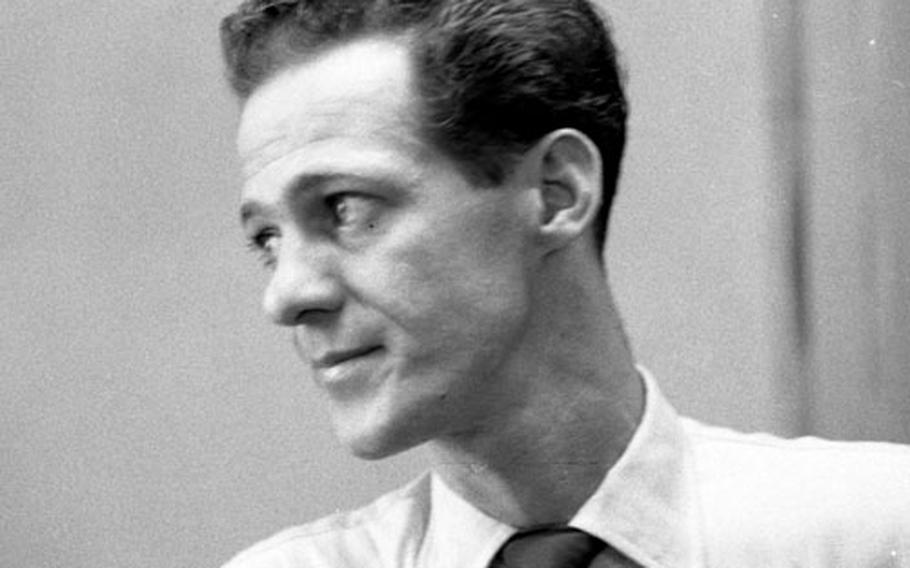 Sandy Colton at Stars and Stripes in Tokyo in 1956.