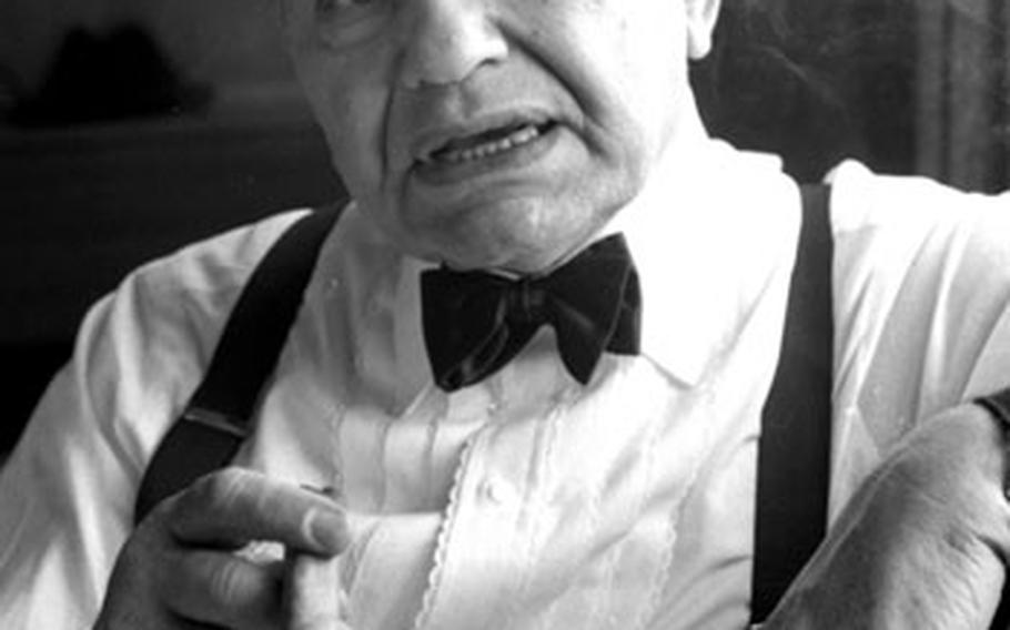 Actor Edward G. Robinson, photographed by Sandy Colton in Japan in 1961.