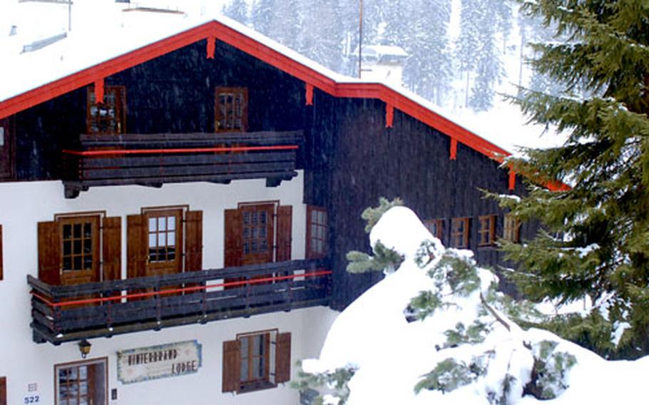 Hinterbrand Lodge in Berchtesgaden, Germany, is a popular weekend destination for U.S. personnel stationed in Europe.