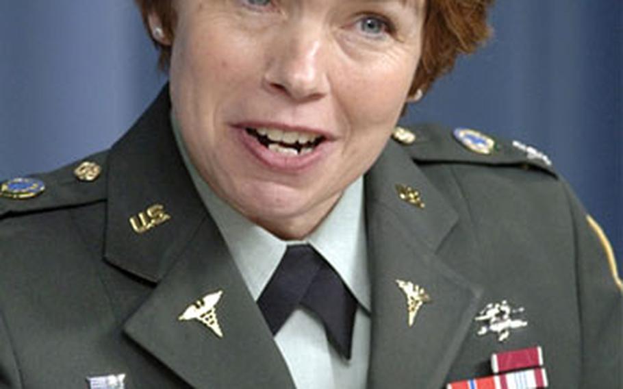 Brig. Gen. Loree Sutton, chief of the newly created Defense Centers of Excellence for Psychological Health and Traumatic Brain Injury.
