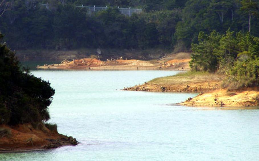 The Kurashiki Reservoir, located just north of Kadena Air Base, is at 66.7 percent capacity..