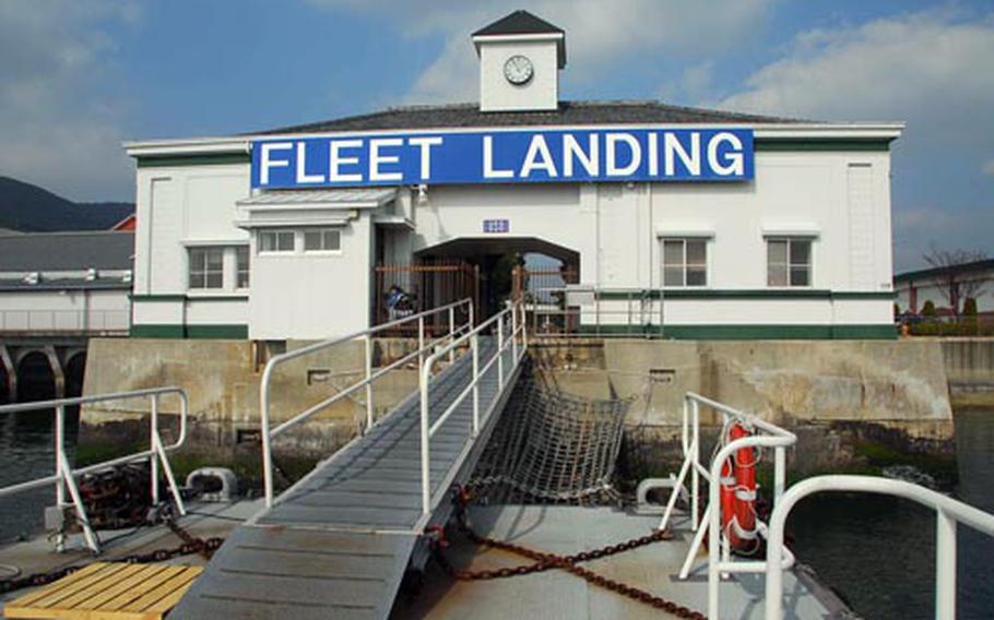 Fleet Landing, a landmark built by the Japanese Imperial Navy, welcomes many sailors to Sasebo Naval Base. It will be upgraded this month with new gaming equipment, faster Internet and free phones.