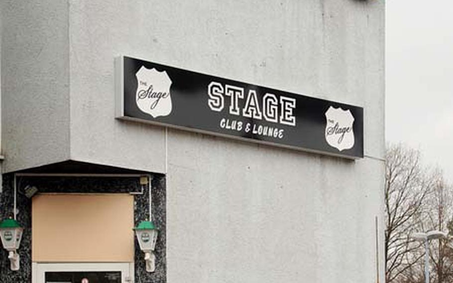 The Stage club and lounge in the Einsiedlerhof section of Kaiserslautern has been put off-limits by Kaiserslautern military leadership for 45 days.