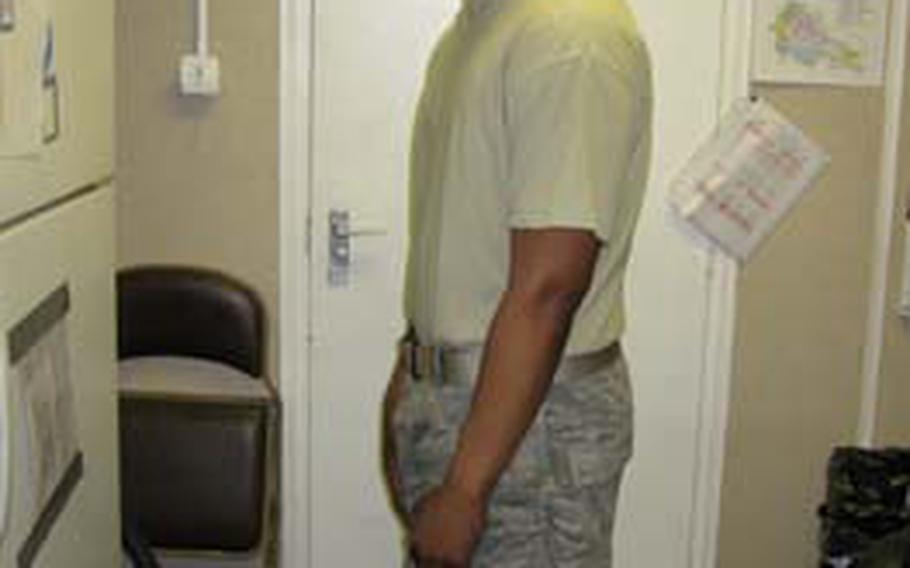 Senior Airmen Brad Ficklin said a family history of diabetes, in part, motiviated him to lose the weight.