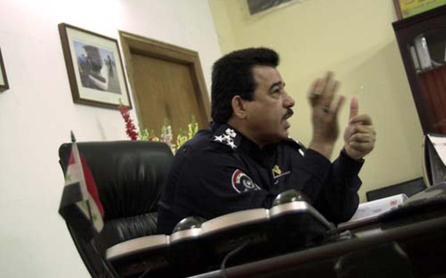 Brig. Gen. Eedan, the No. 2 police officer in Basra province, talks about specialized police training for his force.