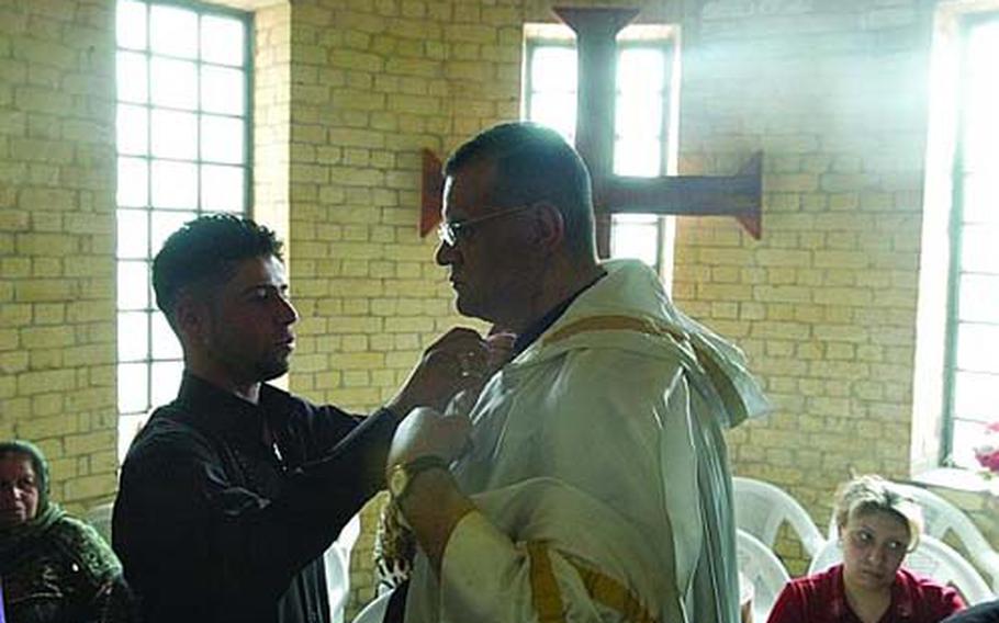 The Rev. Andrew White, a British priest who runs a Christian congregation on Baghdad’s Haifa Street, is receiving stem cell therapy in an Iraqi hospital for his multiple sclerosis. He says it&#39;s helping.