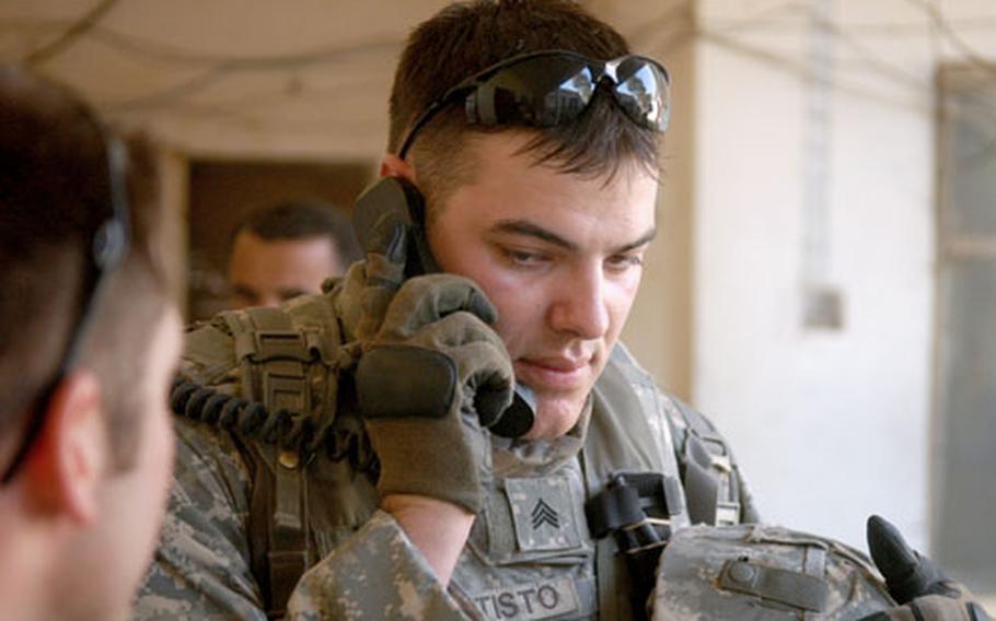 Sgt. Stephen Battisto said leaving your guys behind and getting out of the war zone mid-deployment, for leave or injuries, is excruciating. “I never felt so wrong as a person, because I was not there for these guys.”