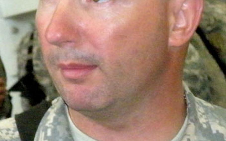 First Sgt. John Blair, 42, of the Georgia National Guard, was killed during an ambush Saturday on his convoy in Samawat, a village about six miles from Camp Clark in eastern Afghanistan.