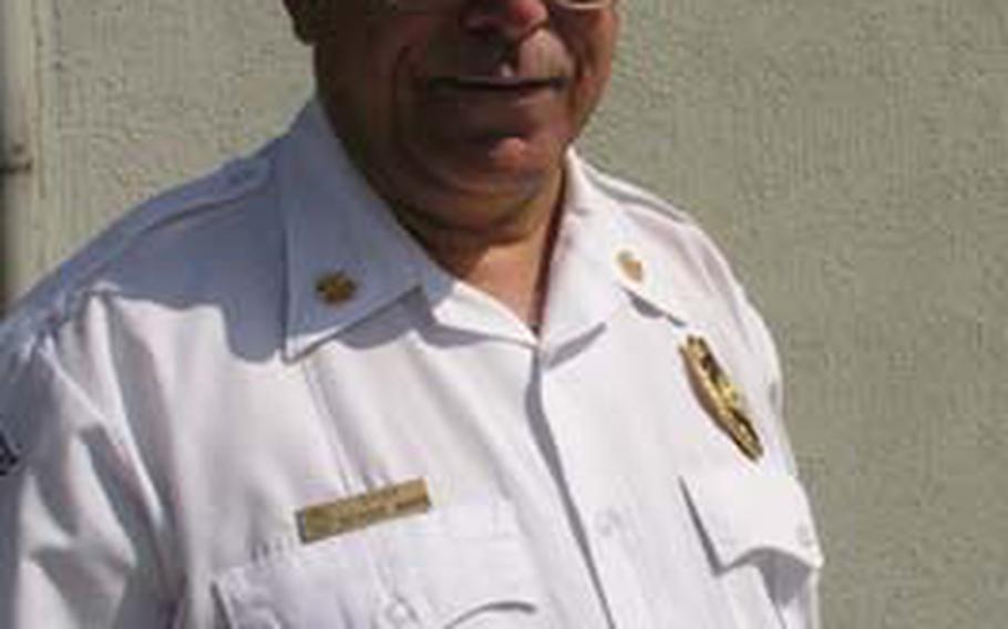 Anthony J. Marra, chief of fire and emergency services with the U.S. Army Garrison-Humphreys, at Camp Humphreys in Pyeongtaek, South Korea.