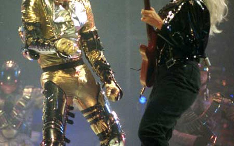 Michael Jackson kicks off the Japan portion of the HIStory tour at the Tokyo Dome in December, 1996.