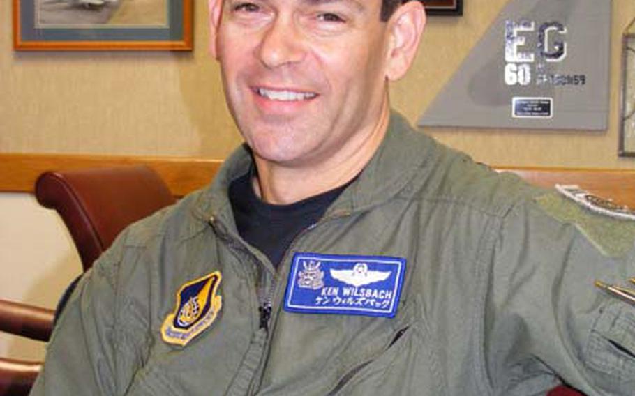 Brig. Gen. Kenneth Wilsbach, commander of the 18th Wing, says moving Marine air operations to Kadena Air Base is a bad idea.