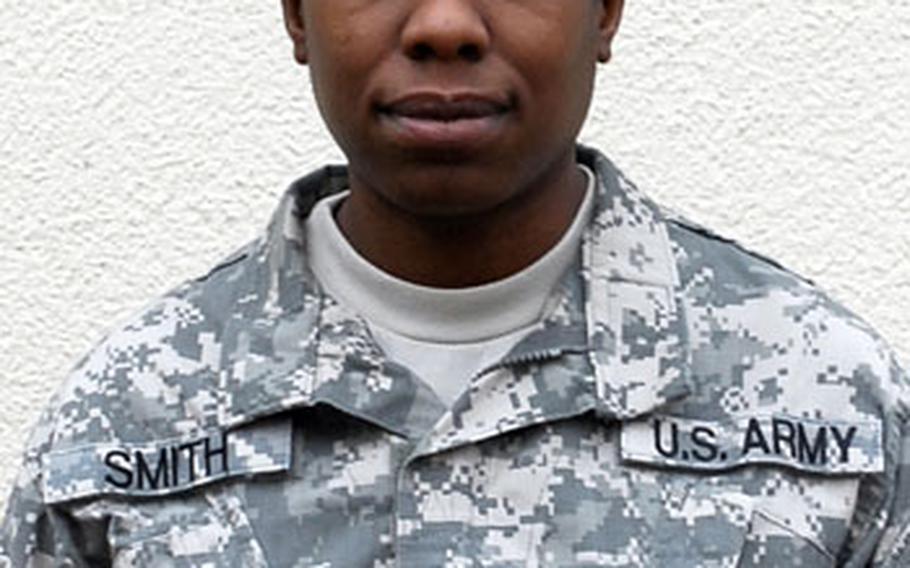The Army Combat Uniform, which is being replaced by the MultiCam pattern in Afghanistan.