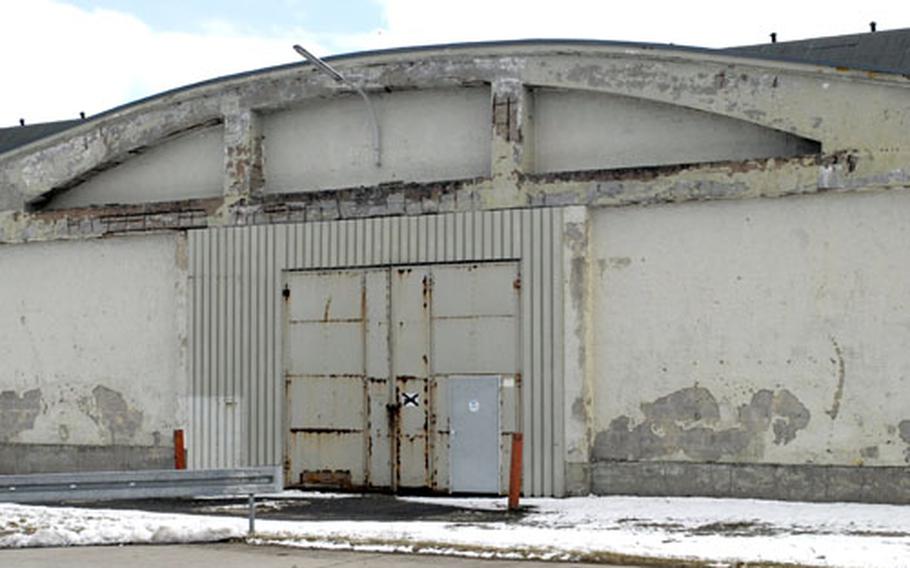 Building 6217 at McCully Barracks in Wackernheim, Germany, is slated for renovation, but barn owls have decided to call the building their home. Engineers are planning to construct a barn owl box near the building hoping the owls will move to the box so renovations can begin.