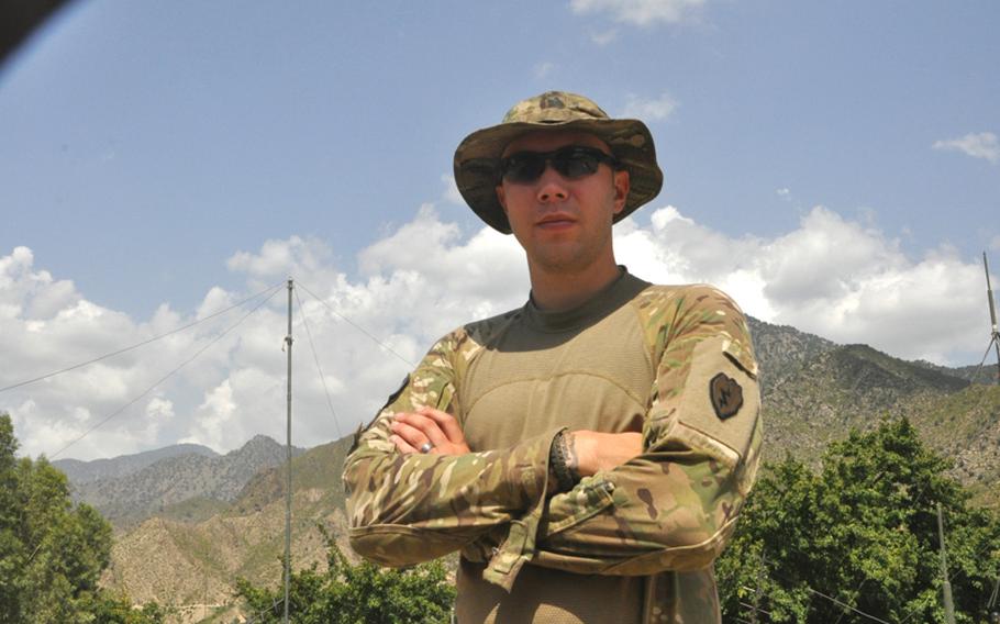 Sgt. Misha Pemble-Belkin, made famous by the documentary "Restrepo" and the book "War," has returned to Kunar province in eastern Afghanistan as a platoon sergeant with B Company of the 3rd Brigade Combat Team of the 25th Infantry Division.