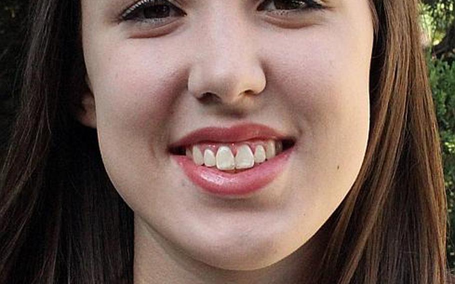 Seoul American Falcons junior girls volleyball setter Ashley Clement has been named Stars and Stripes girls Athlete of the Week for Sept. 2-8, 2012.