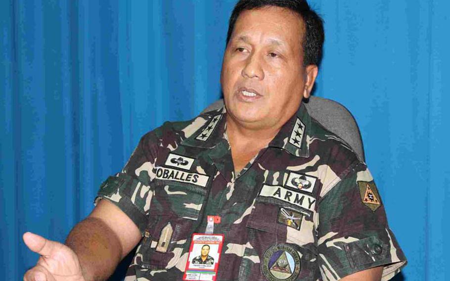 Lt. General Noel Coballes heads the Western Mindanao Command, the Philippine force engaged in the battle against transnational terrorist groups in the nation&#39;s south.
