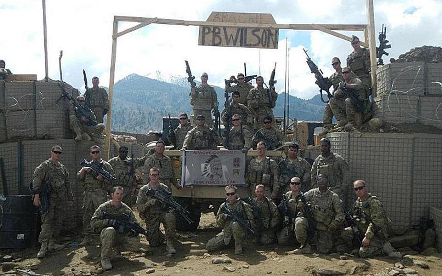 After Army Staff Sgt. William R. Wilson III, 27, was killed by an Afghan Local Policeman on March 26, his unit renamed their patrol base "PB Wilson" in Paktika province.