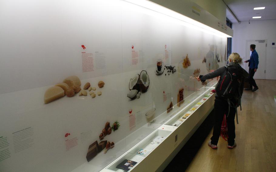 At the Ritter Museum, a series of panels provides a window into the art of chocolate-making. The company has been in the chocolate-making business for 100 years.