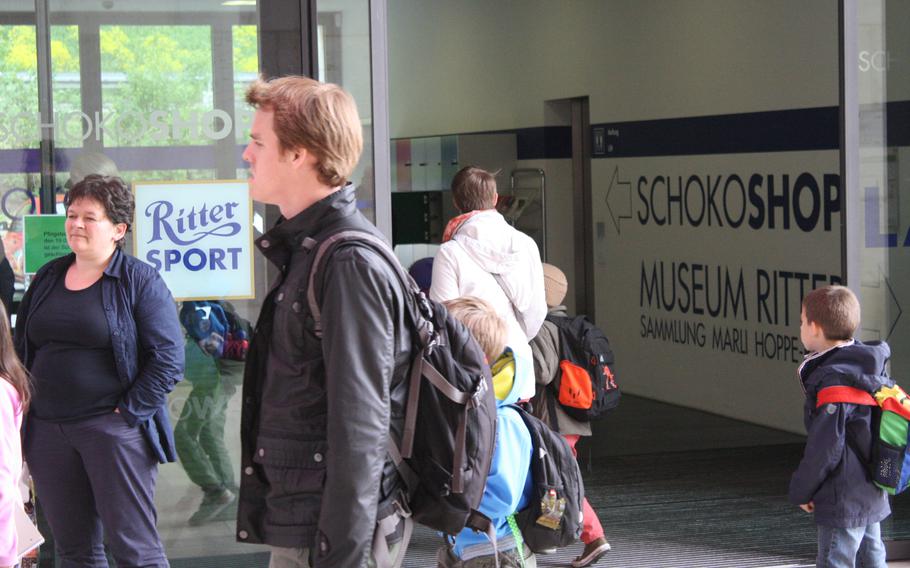During a visit to the museum, expect to encounter lots of children. The Ritter Sport headquarters near Stuttgart, Germany, is a popular school field trip destination.
